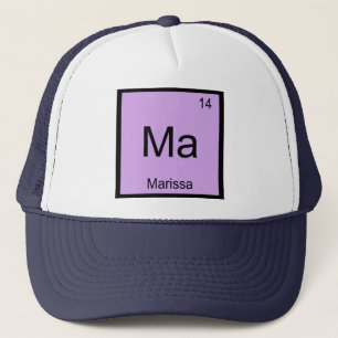 Marissa Name Chemie Element Periodensystem Truckerkappe
