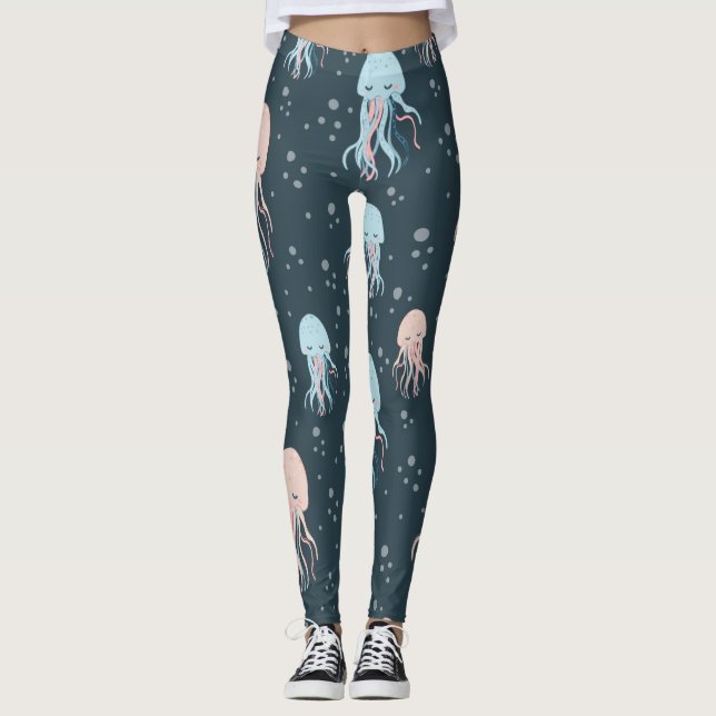 Maritim Nautic Ocean Sealife Octopus Leggings (Vorderseite)