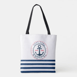 Maritim, Schiffsname, Anker Navyblaue Streifen