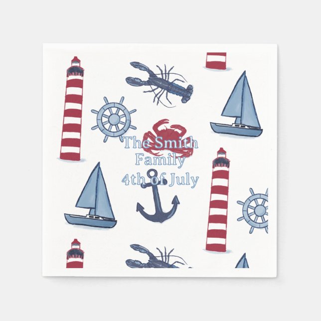 Maritim  serviette (Vorderseite)