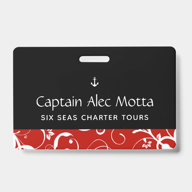 Maritime Anchor Pro Damask Ausweis (Vorderseite)