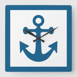 Maritime Anker Wanduhr