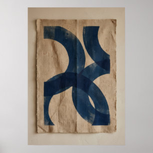 Maritime Bögen Textil Poster