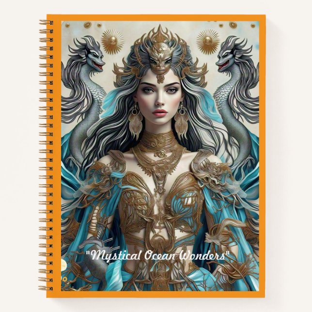 "Maritime Mythic Tales" Notizbuch (Vorderseite)