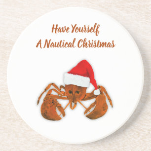 Maritime Santa Hummer Getränkeuntersetzer