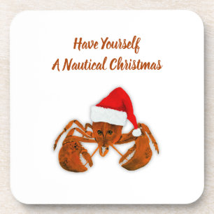 Maritime Santa Hummer Getränkeuntersetzer