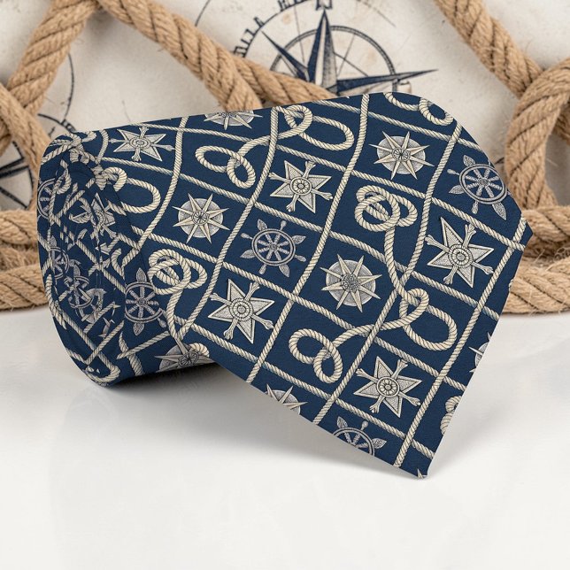 Maritime Seile Individuelle Krawatte (Von Creator hochgeladen)