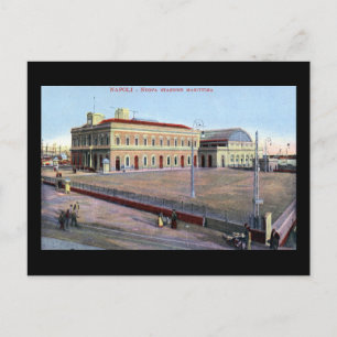 Maritime Station, Neapel Italien 1910 Vintage Postkarte