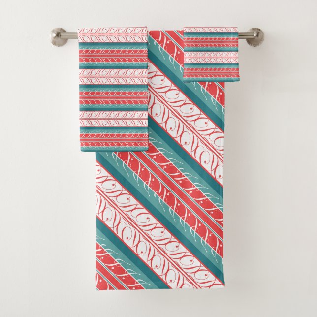 Maritime Sunset Badhandtuch Set (Insitu)