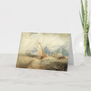 Maritime Vintage-Landschaft von Joseph Turner Karte