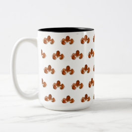Maritimer Hummer Zweifarbige Tasse