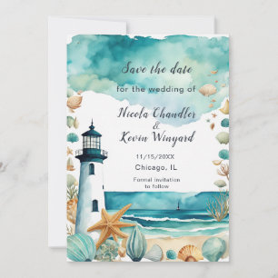 Maritimer Leuchtturm-Empfang Save The Date