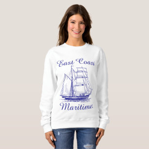 Maritimer Ost-Segel-Schiff nautischer Pullover