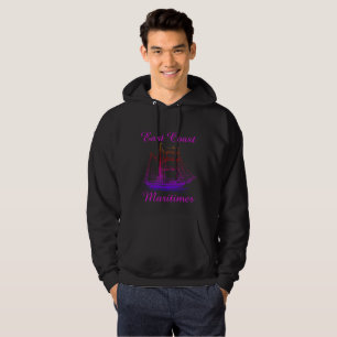 Maritimer-Segel-Shirt an der Ostküste Hoodie