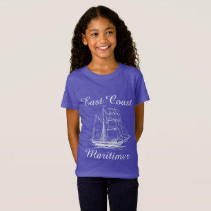 Maritimer-Segel-Shirt an der Ostküste T-Shirt