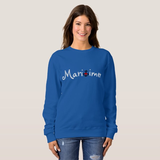 Maritimer Sweater Nova Scotia Atlantische Provinz Sweatshirt (Vorne ganz)