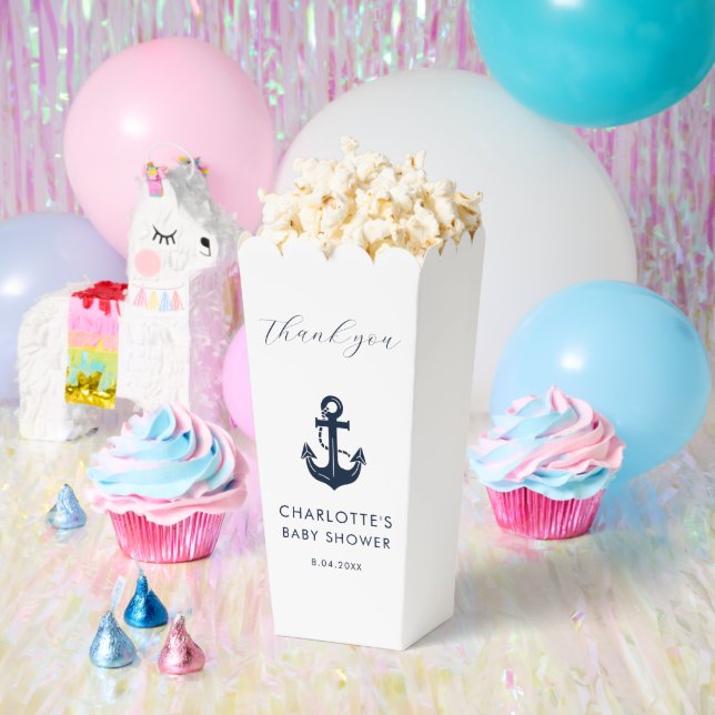 Maritimes Anker-Baby-Dusche Benutzerdefinierte Dan Geschenkschachtel (Party)