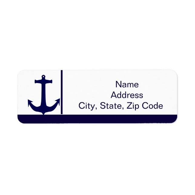 Maritimes Anker Marine Adresse (Vorne)