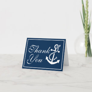 Maritimes Dankeschön Dankeskarte