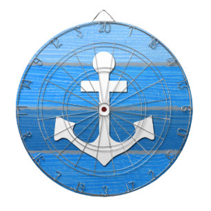 Maritimes Designmotiv Dartscheibe