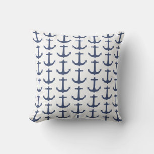 Maritimes Thema Anker Navy Kissen Zierkissen