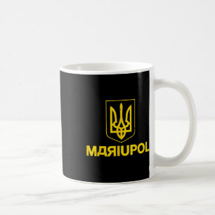 Mariupol Ukraine Vintage Ich stehe mit Mariupol Uk Kaffeetasse