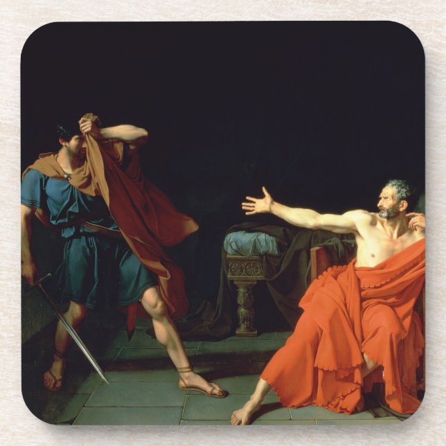 Marius bei Minturnae, 1786 (Öl auf Leinwand) Untersetzer (Vorderseite)