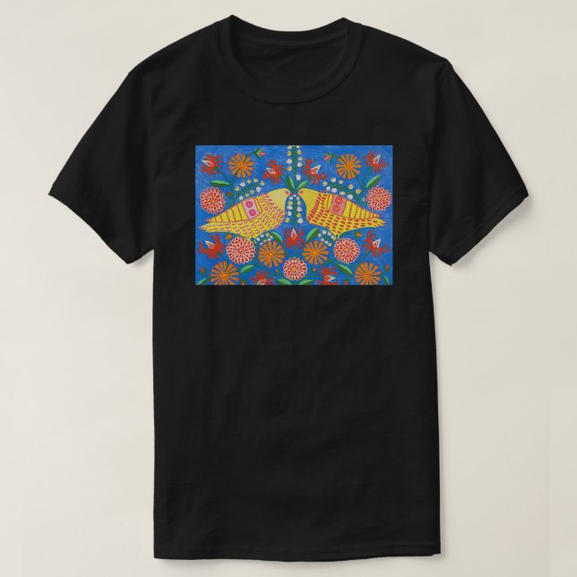 Mariya Prymachenko Pigeons 1968 T-Shirt (Design vorne)
