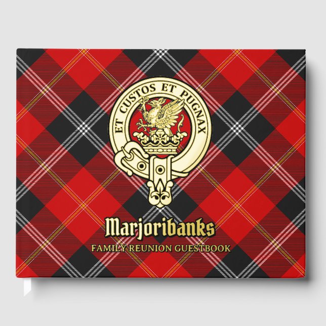 Marjoribanks Family Wiedersehen Gästebuch (Vorderseite)