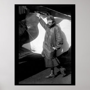 Marjorie Stinson, einzige Frau_War-Image Poster