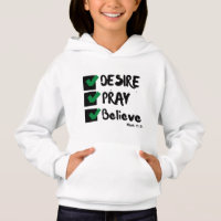 Mark 11:24 KJV Bible Scripture Girl's