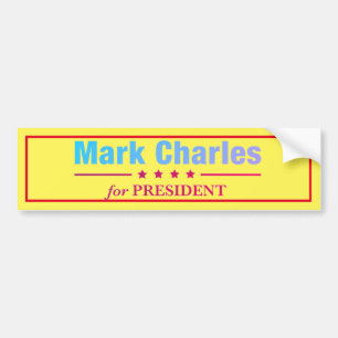 Mark Charles für Präsident Autoaufkleber