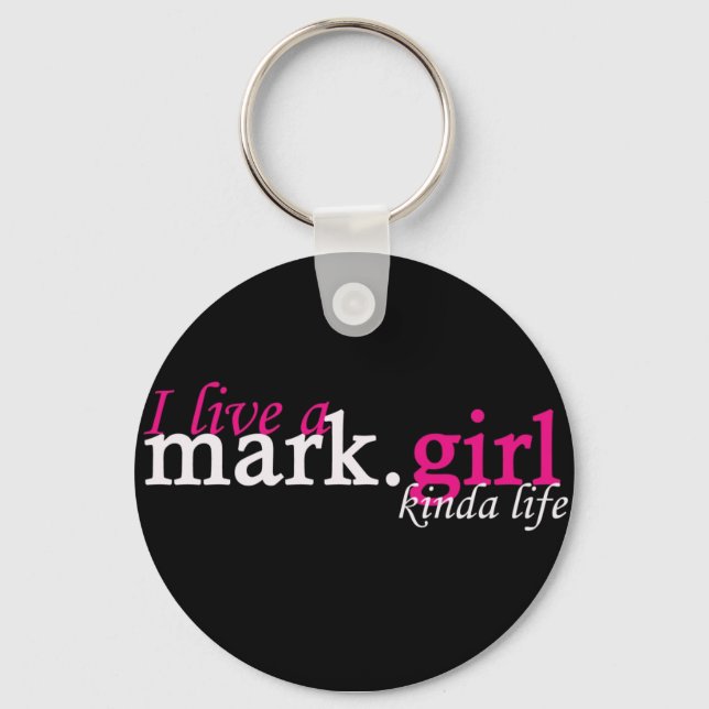 mark.girl-Leben Schlüsselanhänger (Vorderseite)