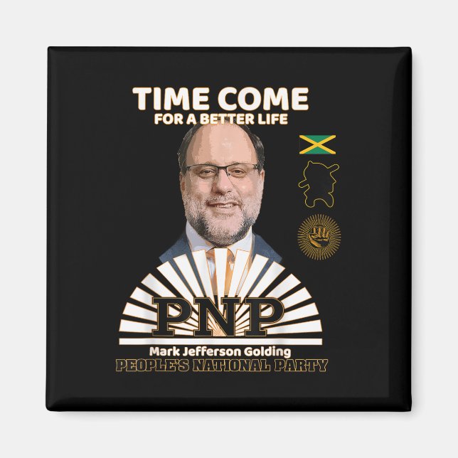 Mark Golding Jamaica's People's National P Magnet (Vorne)