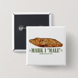 Mark I Male Weltkrieg Erster britischer Schwerpunk Button