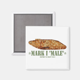 Mark I Male Weltkrieg Erster britischer Schwerpunk Magnet