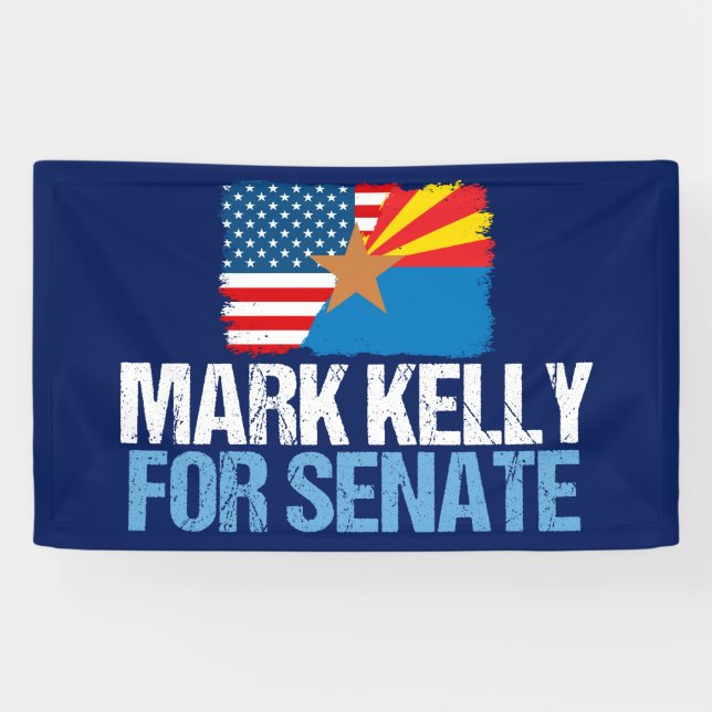 Mark Kelly für die Wahl 2022 in Arizona Banner (Horizontal)