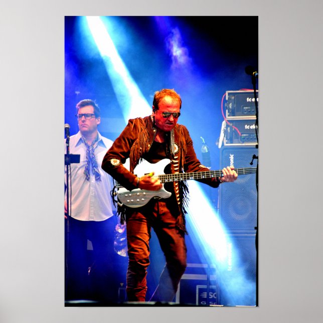 Mark King Level 42 im Konzert Poster (Vorne)