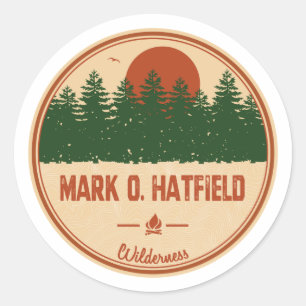 Mark O. Hatfield Wilderness Runder Aufkleber