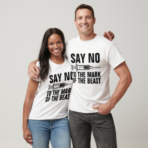 MARK OF THE BEAST - SAY NO T - SHIRT