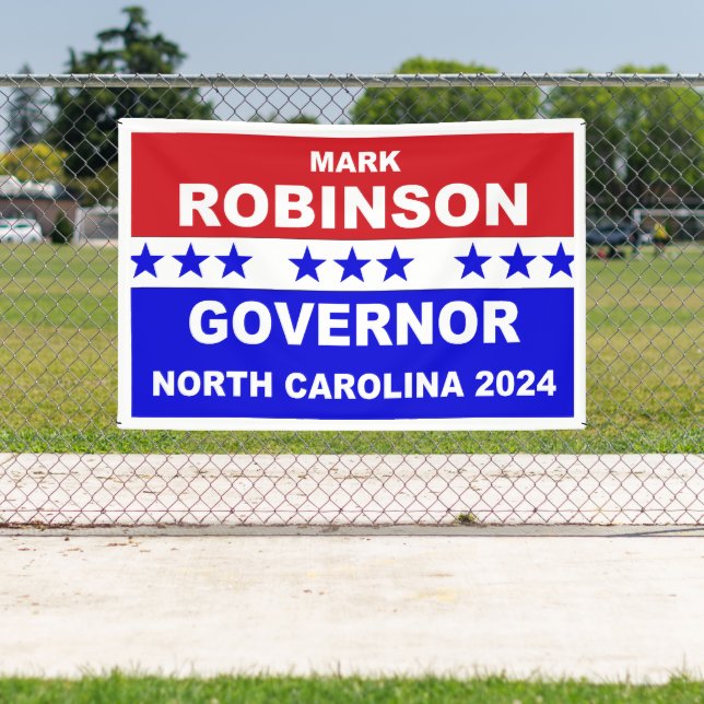 Mark Robinson Governor North Carolina 2024 Banner (Insitu)