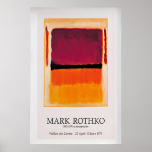 Mark Rothko 1979 Ausstellungsposter Vintage Poster