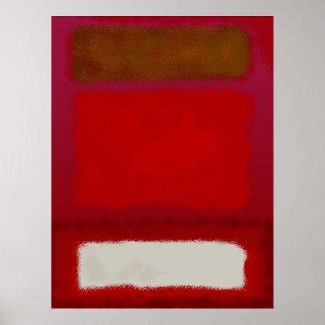 Mark Rothko art in digitalem Stil 16 Poster (Vorne)