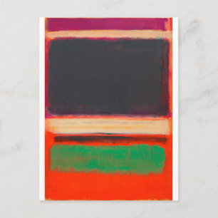 Mark rothko art postkarte