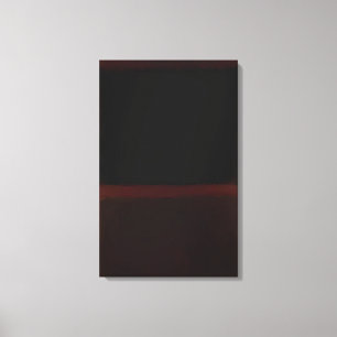 Mark Rothko - Black on Dark Sienna Lila - 196 Leinwanddruck