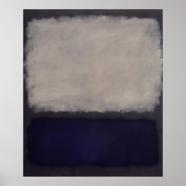 Mark Rothko - Blau und Grau - 1962 Poster (Vorne)
