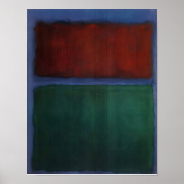 Mark Rothko - Erde & Grün - 1955 Poster (Vorne)