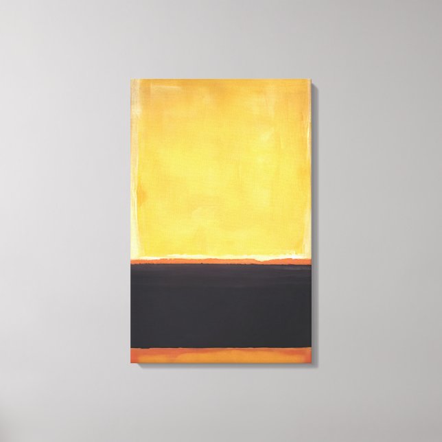 Mark Rothko - Gelb, Kohle, braun - 1953 Leinwanddruck (Vorderseite)
