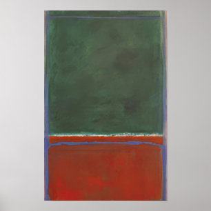 Mark Rothko - Grün und Maron - 1953 Poster