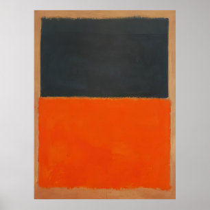 Mark Rothko - Grün und Tangerine auf Rot - 1956 Poster